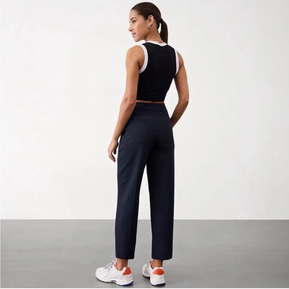 Athleta Endless High Rise Pant Navy Blue Women’s size 12 - Picture 2 of 8